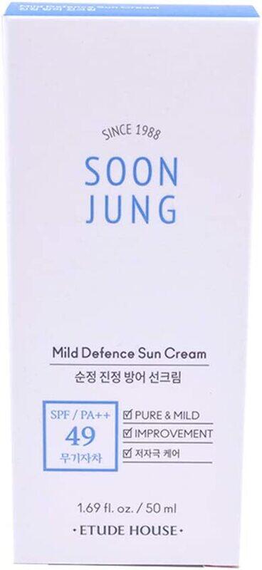 

Etude House SoonJung Mild Defence Sun Cream SPF49++, 25ml