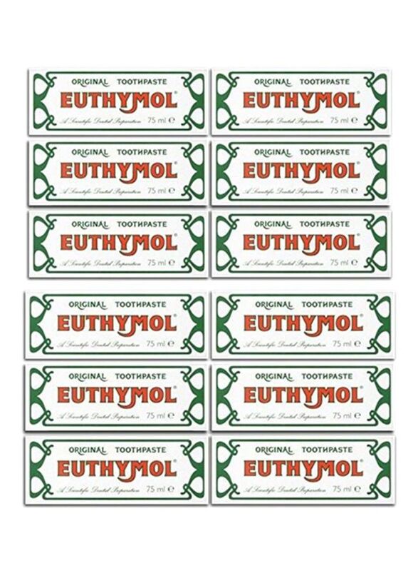 Euthymol Original Toothpaste, 12 x 75ml