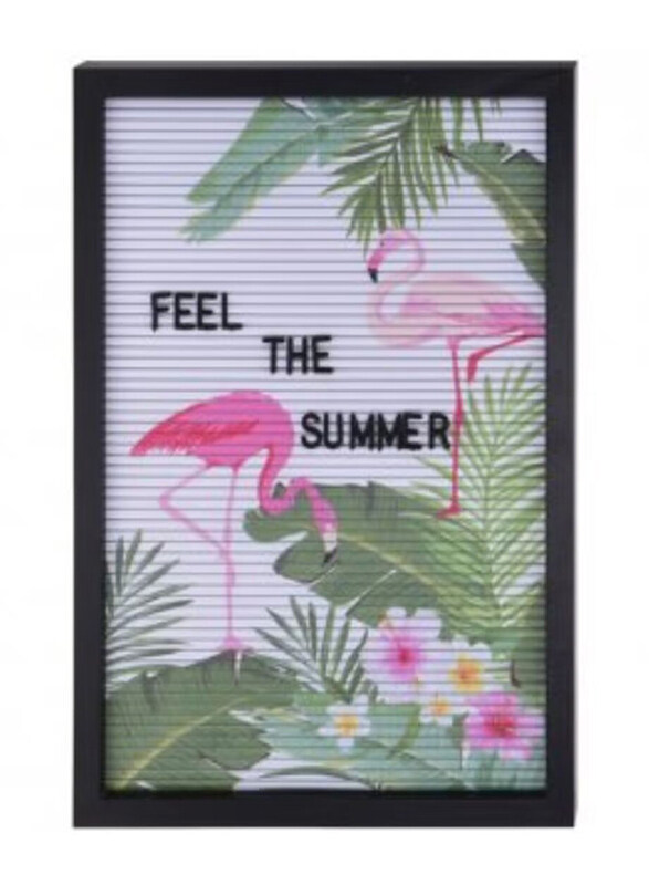 

Generic Feel The Summer Print Letter Board, Black