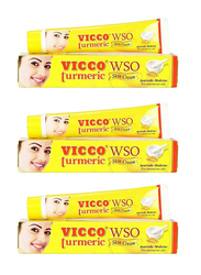 Vicco WSO Ayurvedic Skin Cream, 3 x 60g