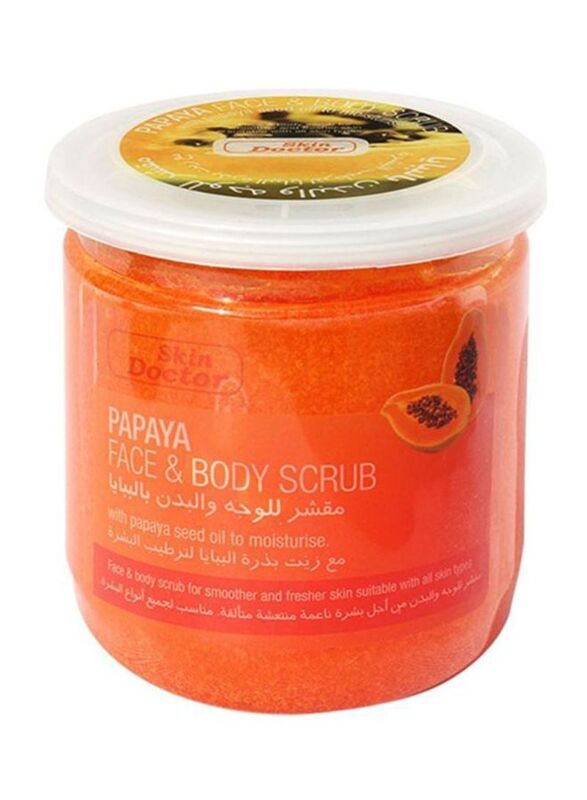 Skin Doctor Papaya Face & Body Scrub, 500ml