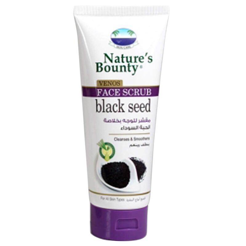 Natures Bounty Venos Black Seed Face Scrub200 Ml