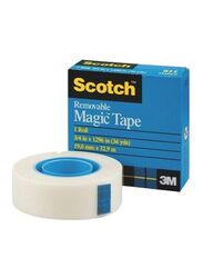 3M 811-3436 Magic Removable Tape, Clear