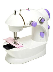 Multifunctional Two Speed Control Mini Sewing Machine, White