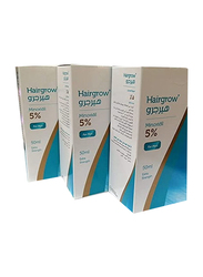 Drug Medicine Hairgrow Minoxidil 5%, 3 x 50ml