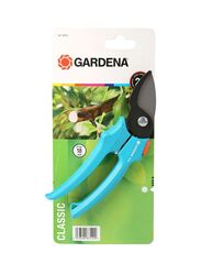 Gardena Classic Bypass Secateur, Blue/Black/Silver