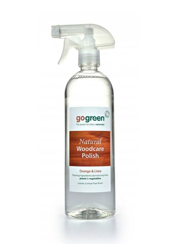 Go Green Woodcare Natural Polish With Oil, Clear, 750ml
