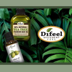 Difeel 99% Natural Pro-Growth Hemp Hair Oil, 70g