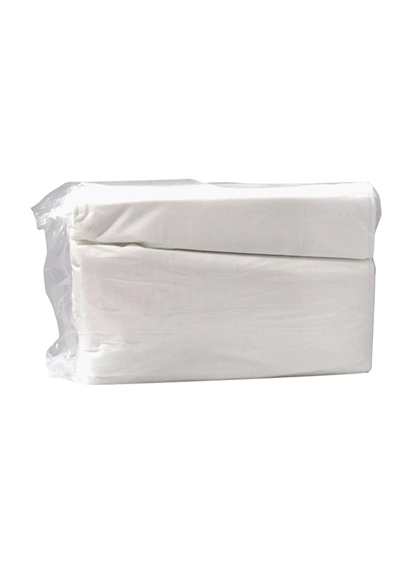 Bromed Non-Woven Disposable Bed Sheet, 10 Pieces, White