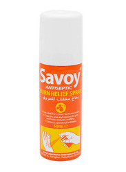 Savoy Antiseptic Burn Relief Spray, 50ml