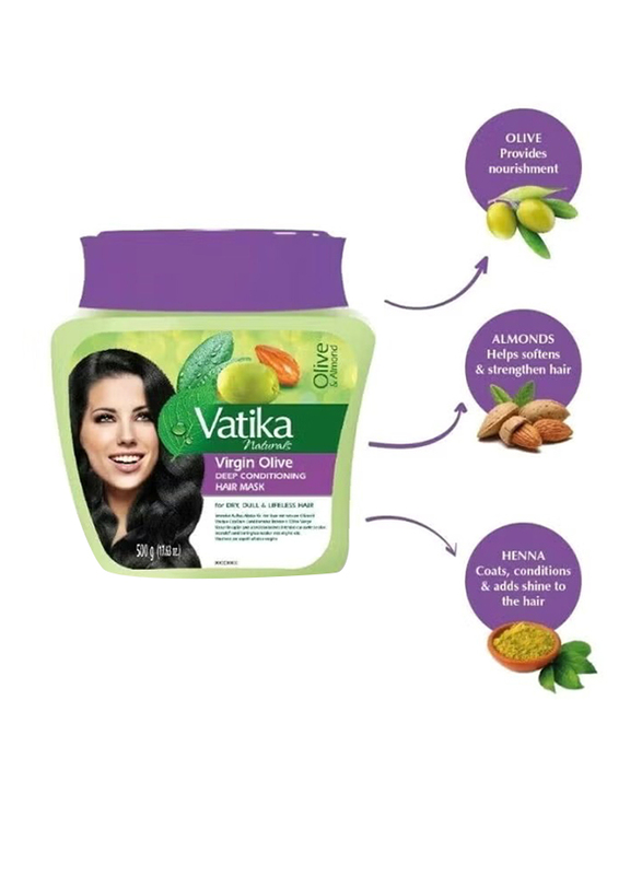 Dabur Vatika Naturals Hot Oil Treatment, 500gm