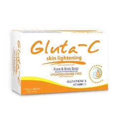 Gluta C Skin Lightening Face and Body Soap with Vitamin C, 135g