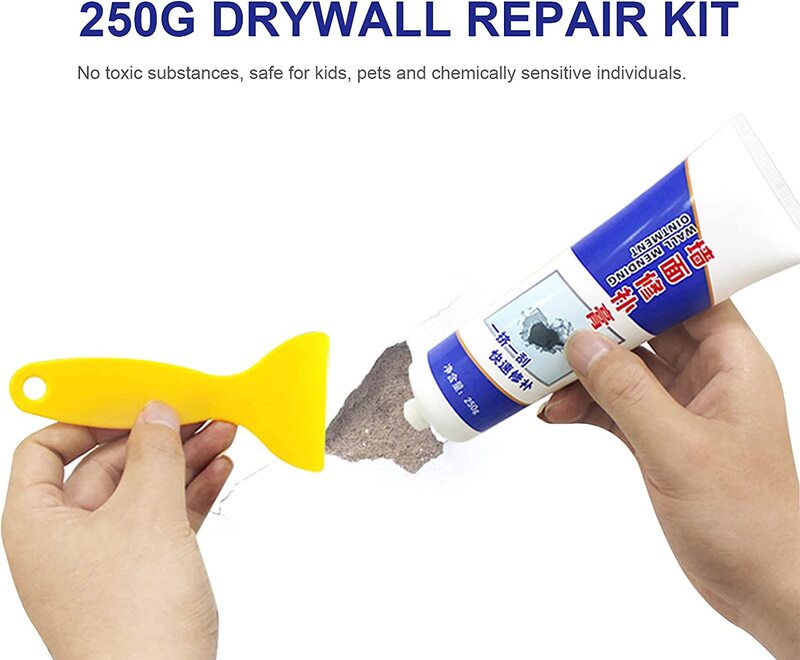 Staright 250g Drywall Wall Mending Agent Free Scraper Surface Repair Cream, Multicolour