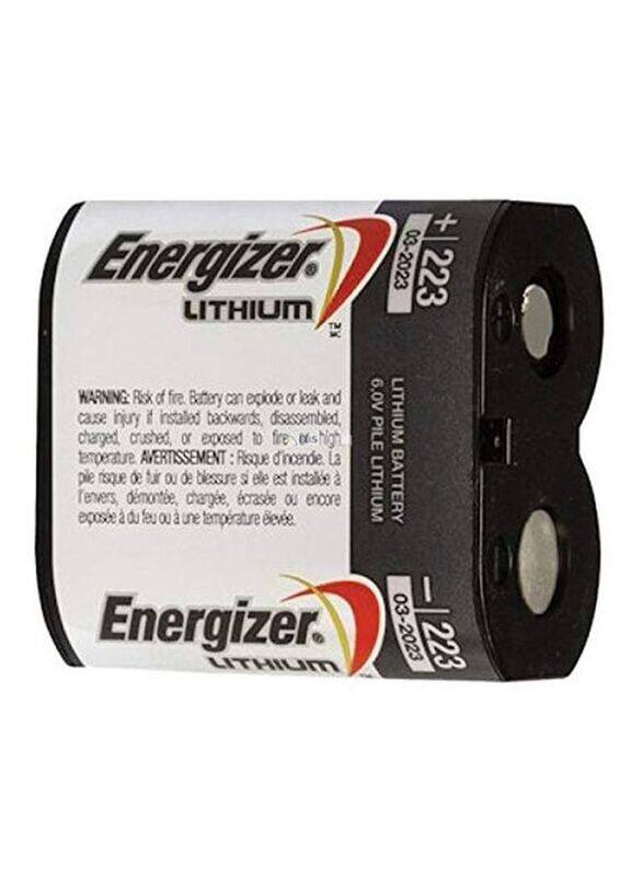 

Energizer Lithium 223 Battery, Silver/Black