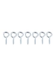 Suki 7 Piece Eye Screw, Silver