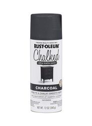 Rust-Oleum Chalked Ultra Matte Paint Spray, 340gm, Charcoal Dark Grey