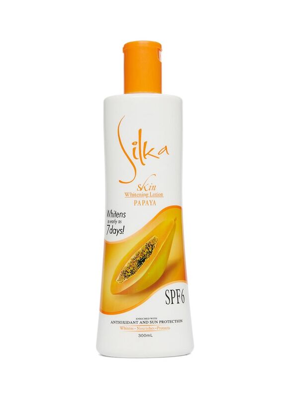 Silka Skin Whitening Papaya Lotion, 300ml