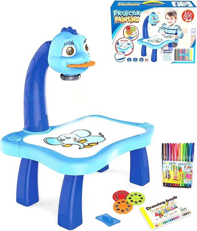 

iYep Child Learning Desk with Smart Projector Playset, Ages 3+, Blue