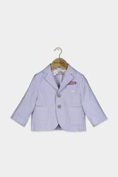Byblos Toddler Boys Embroider Long Sleeve Suit Jacket, Light Blue