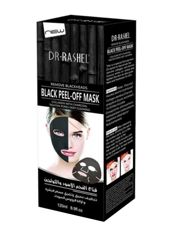 Dr Rashel Peel-Off Facial Black Mask, 120gm