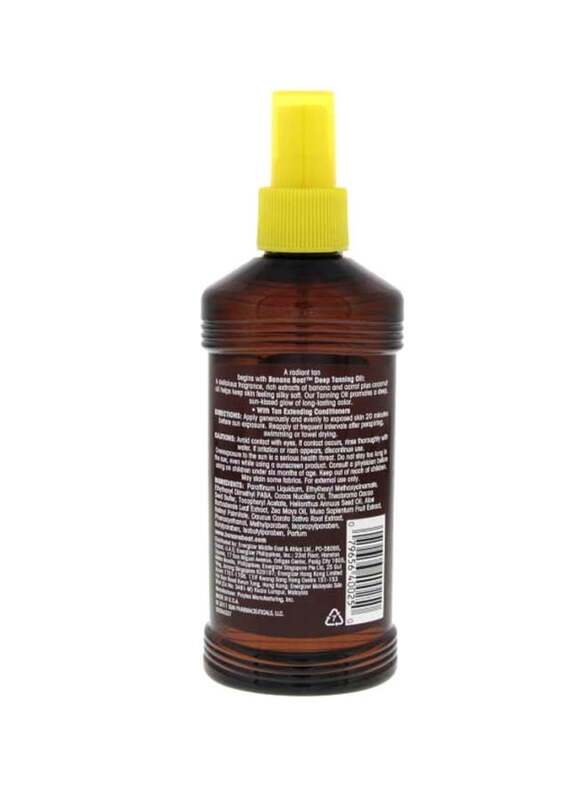 Banana Boat Deep Tanning Oil Spf4, 236ml