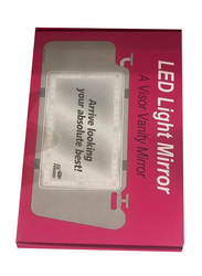 LED Light Mirror, Pink