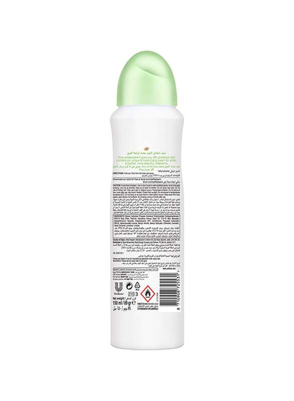 Dove Go Fresh Women Antiperspirant Deodorant Spray with Cucumber And Green Tea, 150ml