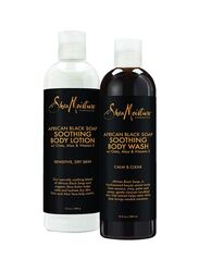 Shea Moisture African Black Soap Bath and Body Wash, 384 ml