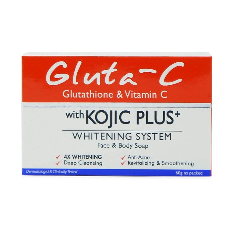 Gluta C Kojic Plus Whitening System Face & Body Soap, 60g