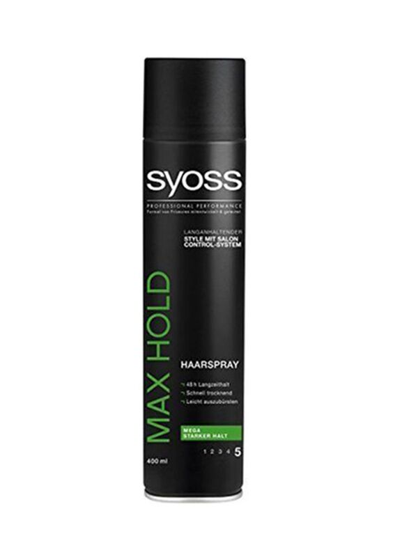Syoss Supreme Hold Hair Spray for All Hair Types, 400ml