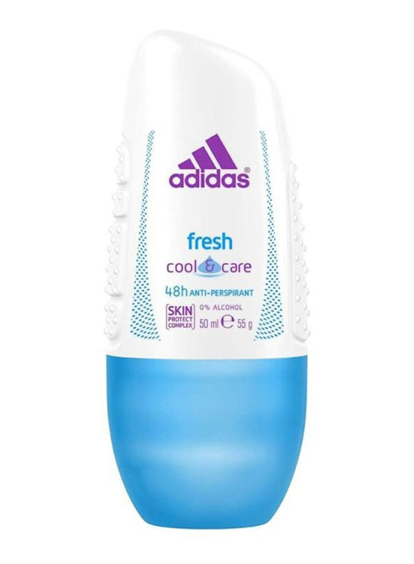 Adidas Fresh Cool and Care Anti-Perspirant Roll-On, 50ml