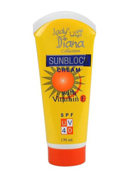 Lady Diana 4-Piece SPF UV 40 Sunblock Cream with Vitamin E, 170ml