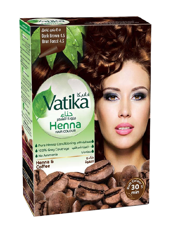 Dabur Vatika Henna Hair Colour, 60gm, Dark Brown