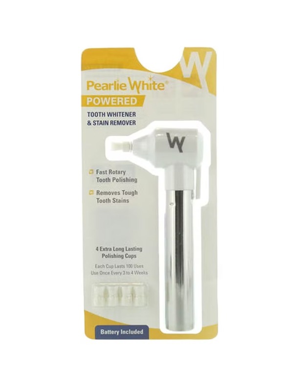 Pearlie Powered Tooth Whitener & Stain Remover, 8cm