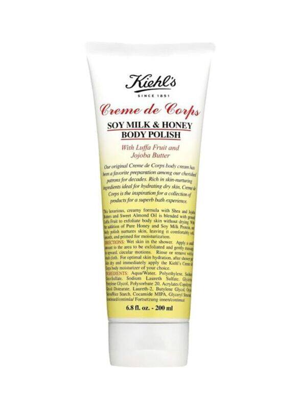 

Kiehl'S Creme De Corps Soy Milk And Honey Body Polish, 200ml