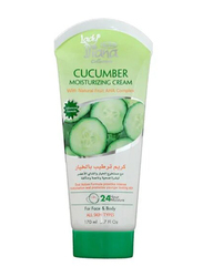 Lady Diana 12-Piece Cucumber Moisturizing Face & Body Cream, 170ml