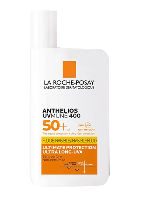 La Roche-Posay Anthelios UVMune 400 Invisible SPF50 Sunscreen, 50ml