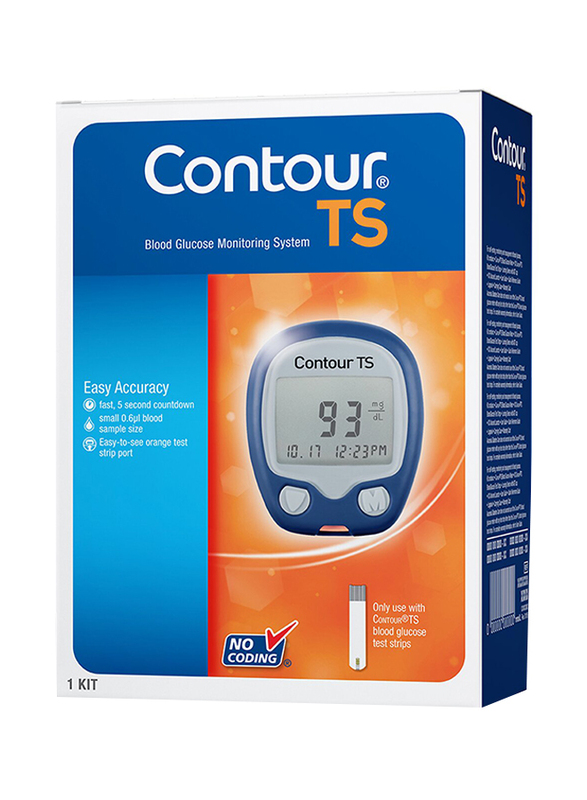 Contour TS Blood Glucose Monitoring System, Blue