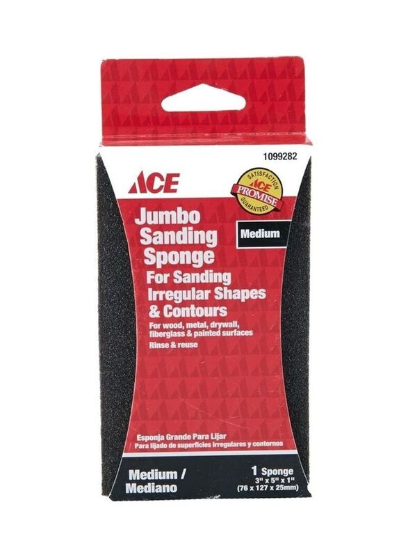 Ace Sanding Sponge, Black, 25mm