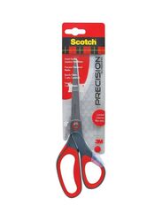3M Scotch Precision Scissor, Dark Grey/Red