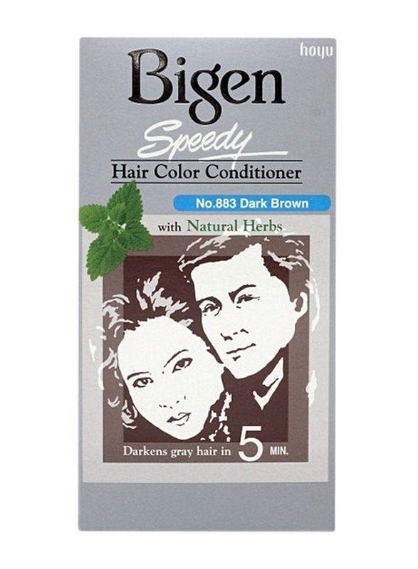 Bigen Speedy Natural Hair Color Conditioner, 883 Dark Brown