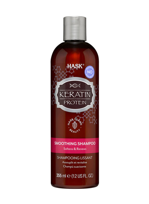 Hask Keratin Protein Smoothing Shampoo, 355ml