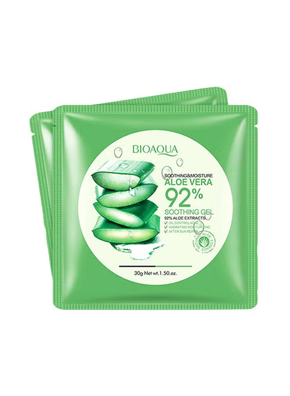 Bioaqua Soothing & Moisture Natural Aloe Vera Gel Face Mask, 30ml