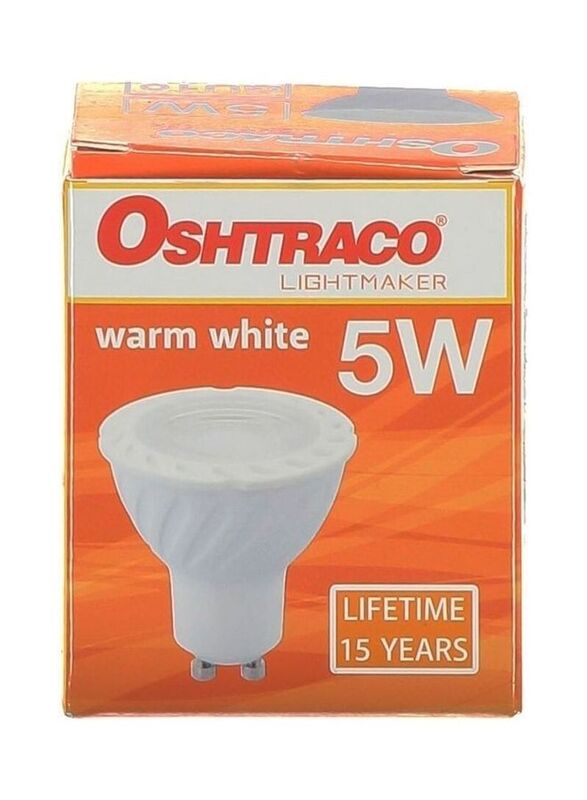 Oshtraco GU10 5W LED Lamp, White