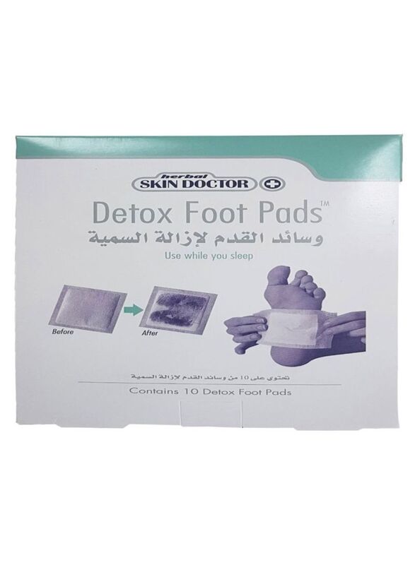 Herbal Skin Doctor Detox Foot Pad Set, 10 Pieces