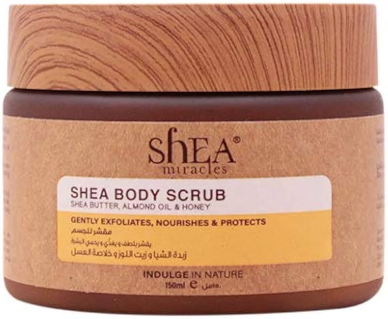 Shea Miracles Shea Body Scrub Almond Oil & Honey 500 Ml