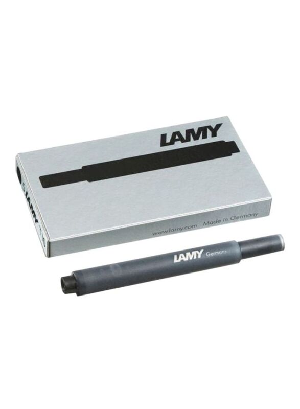 Lamy 5-Piece Fountain Pen Ink Cartridges, Black