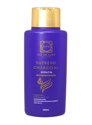 Lae Sa Luay Supreme Charcoal Keratin Smooth Shampoo, 200ml