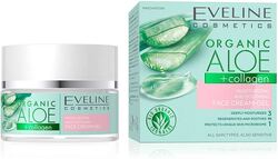 Eveline Cosmetics Organic Aloe + Collagen Moisturizing and Soothing Face Cream-Gel 50ml