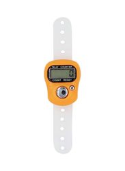 XbotMax Electronic Digital Knitting Tally Counter, Orange/White